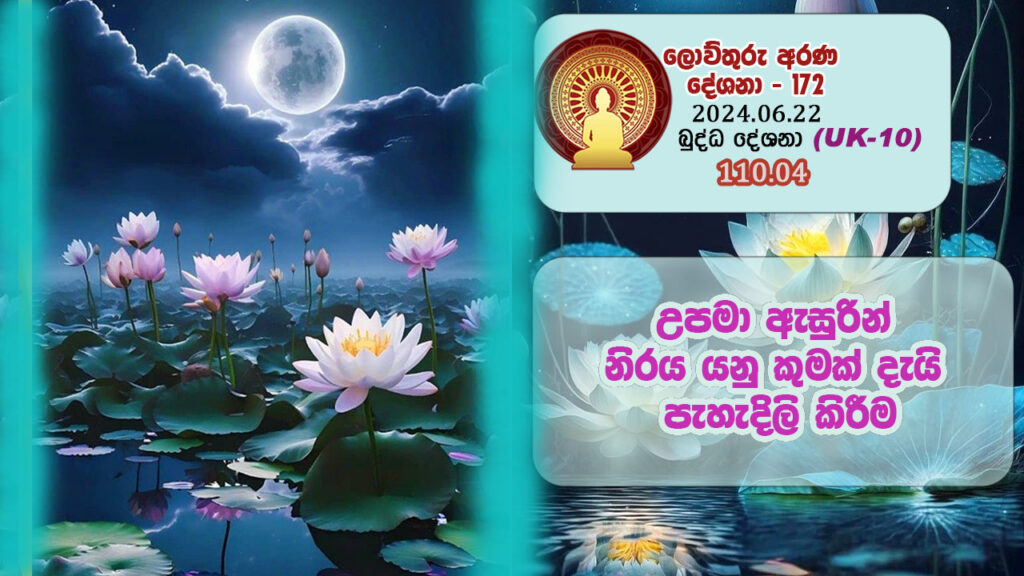 110.04 උපමා ඇසුරින් නිරය යනු කුමක් දැයි පැහැදිලි කිරීම – B4562